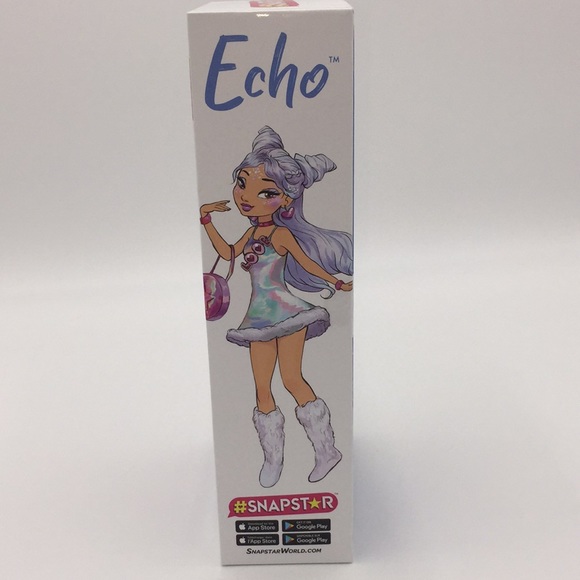 Snapstar Echo Fashion Doll Blue Hair Yellow Dress with Accessories - Picture 4 of 11